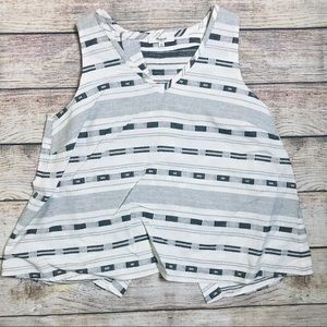 Madewell Cotton Patterned Sleeveless Blouse
